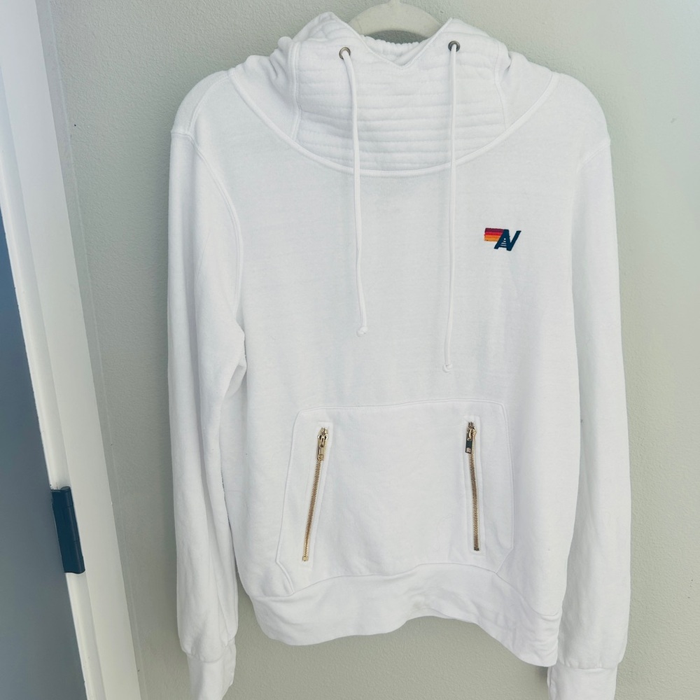 Aviator Nation NWT white Ninja Hoodie - Picture 2 of 4